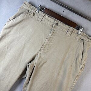 Duluth Trading Co Pants Mens 42x30 Flex Fire Hose Canvas Workwear Carpenter Barn